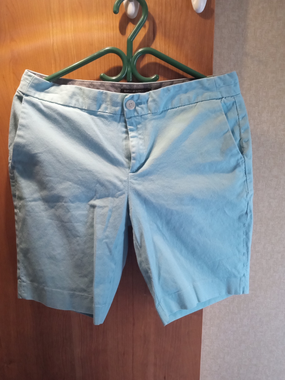 Banana Republic Light Blue Cotton Shorts